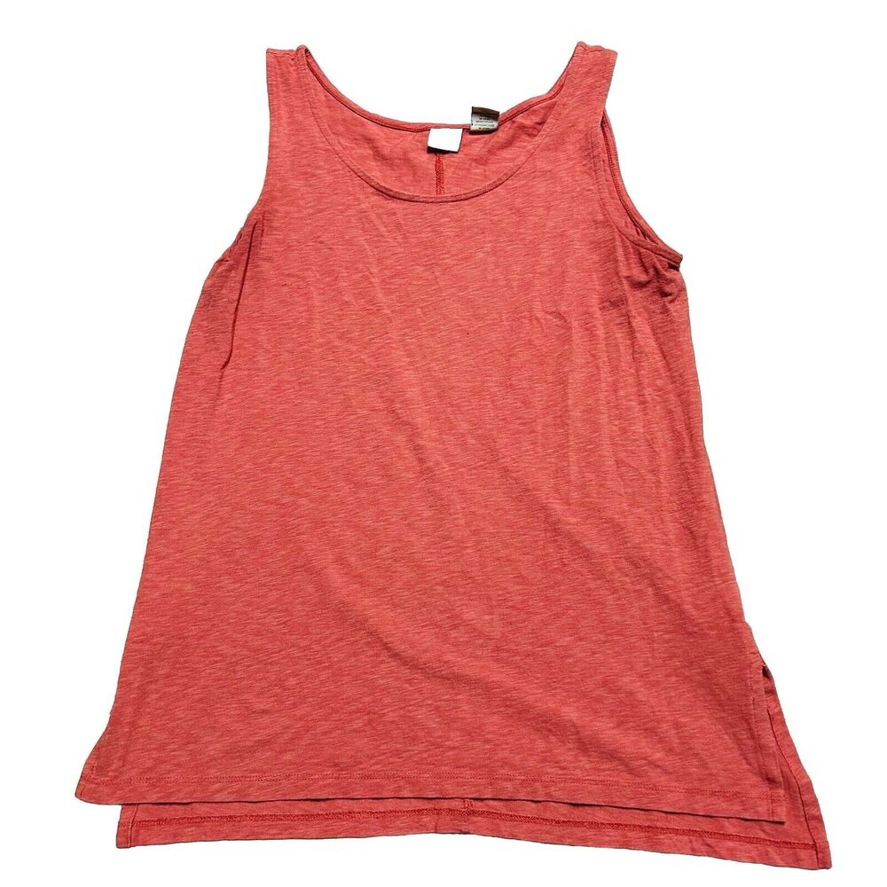 Lucy & Laurel Orange Basic Tank Top Size Medium